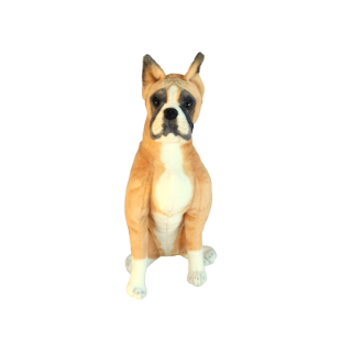 Obrázek z Pes Boxer sedící plyš 64cm  